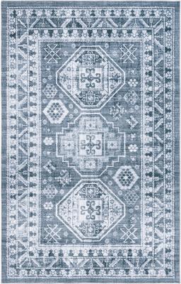 Show full view: SAFAVIEH Arizona Traditional Machine Washable Area Rug, Gray Green/Ivory, 4 x 6-ft slide 3 of 9