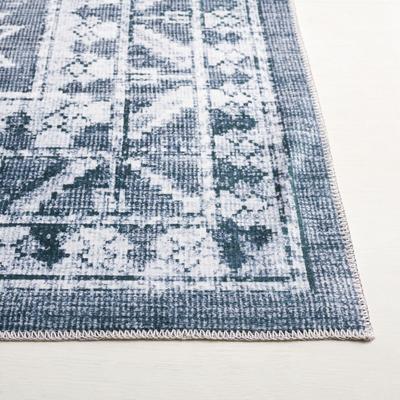 Show full view: SAFAVIEH Arizona Traditional Machine Washable Area Rug, Gray Green/Ivory, 6 x 6-ft slide 4 of 8