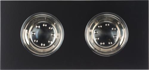 Show full view: SAFAVIEH Boomer Elevated Dog Bowl Feeder with Drawer, Matte Black slide 8 of 9