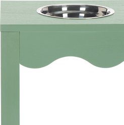 SAFAVIEH Lilith Elevated Dog Bowl Feeder, Sage Green slide 2 of 9