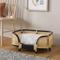 Show in main carousel: SAFAVIEH Timo Rattan Elevated Dog & Cat Bed with Cushion, Beige/Natural slide 1 of 9