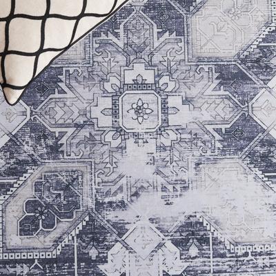 Show full view: SAFAVIEH Tucson Bohemian Machine Washable Area Rug, Gray, 4 x 6-ft slide 8 of 9