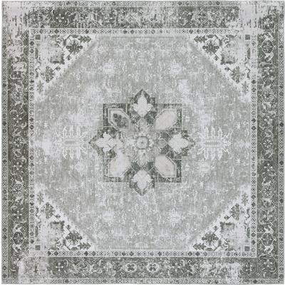 Show full view: SAFAVIEH Tucson Bohemian Machine Washable Area Rug, Dark Sage/Ivory, 6 x 6-ft slide 2 of 8