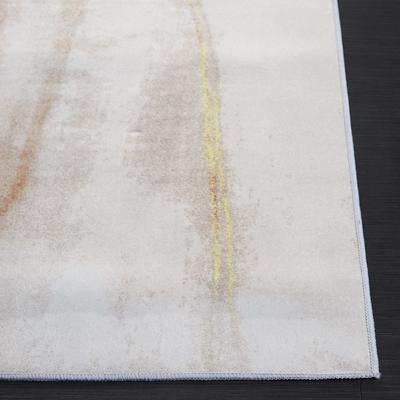 Show full view: SAFAVIEH Tacoma Transitional Abstract Machine Washable Area Rug, Beige/Gold, 4 x 6-ft slide 5 of 10