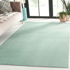 SAFAVIEH Loft Transitional Solid Machine Washable Area Rug, Sage, 5 x 8-ft