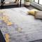 Show in main carousel: SAFAVIEH Tacoma Transitional Abstract Machine Washable Area Rug, Gray/Gold, 4 x 6-ft slide 1 of 10