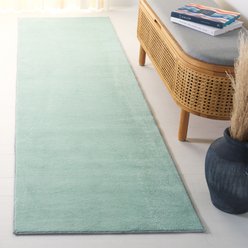 SAFAVIEH Loft Transitional Solid Machine Washable Runner Rug, 2.3 x 6-ft, Sage