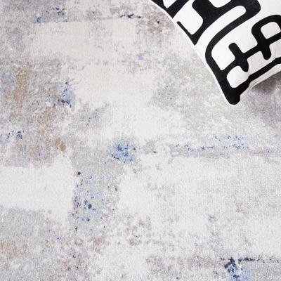 Show full view: SAFAVIEH Bayside Modern Abstract Machine Washable Area Rug, Blue/Gray, 4 x 6-ft slide 8 of 9