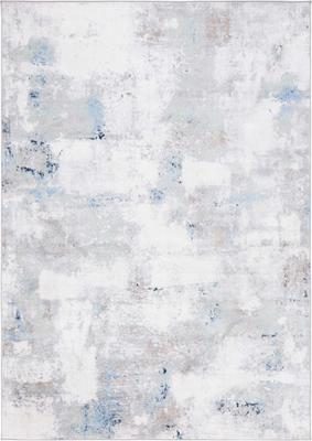 Show full view: SAFAVIEH Bayside Modern Abstract Machine Washable Area Rug, Blue/Gray, 4 x 6-ft slide 3 of 9