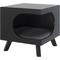 Show in main carousel: SAFAVIEH Bean Square Wood Cat Bed House, Matte Black slide 3 of 9