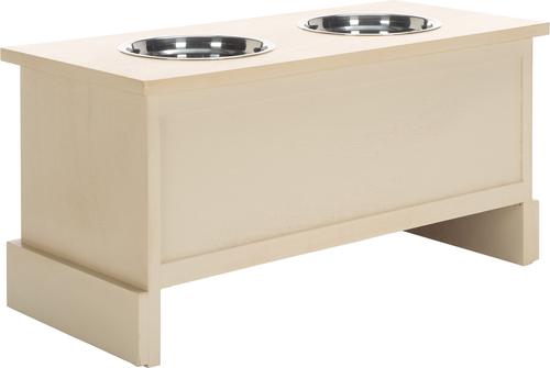 Show full view: SAFAVIEH Boomer Elevated Dog Bowl Feeder with Drawer, Natural slide 7 of 9