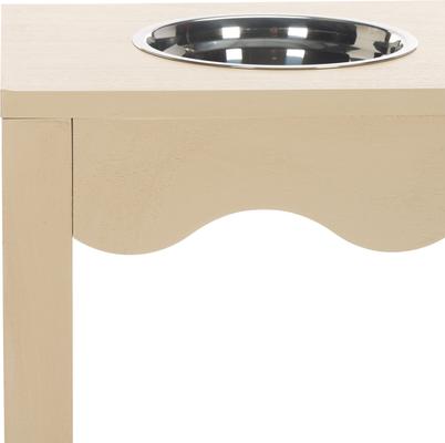 Show full view: SAFAVIEH Lilith Elevated Dog Bowl Feeder, Natural slide 7 of 9