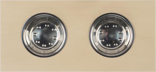 Show full view: SAFAVIEH Lilith Elevated Dog Bowl Feeder, Natural slide 5 of 9