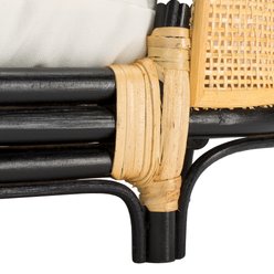 SAFAVIEH Timo Rattan Elevated Dog & Cat Bed with Cushion, Beige/Natural slide 2 of 9