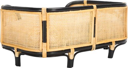 Show full view: SAFAVIEH Timo Rattan Elevated Dog & Cat Bed with Cushion, Beige/Natural slide 7 of 9