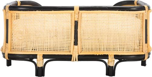 Show full view: SAFAVIEH Timo Rattan Elevated Dog & Cat Bed with Cushion, Beige/Natural slide 6 of 9