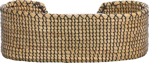 Show full view: SAFAVIEH Sarge Bolster Dog & Cat Bed with Cushion, Beige/Natural slide 6 of 9