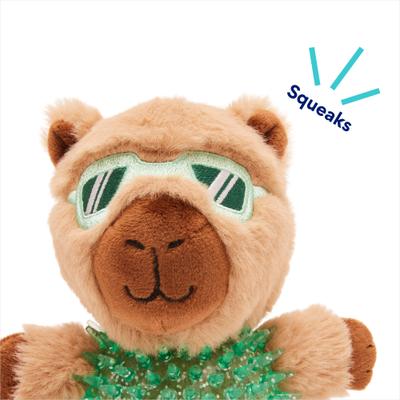 Show full view: Frisco Capybara Plush with TPR Ball Squeaky Dog Toy, Small/Medium slide 3 of 6