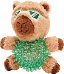 Frisco Capybara Plush with TPR Ball Squeaky Dog Toy, Small/Medium