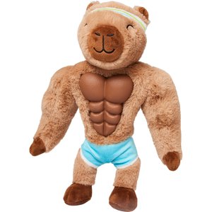 Frisco Capybara Muscle Plush Squeaky Dog Toy, Medium/Large