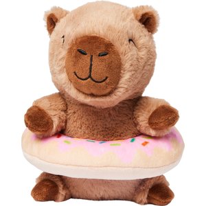 Frisco Capybara with Donut Plush Squeaky Dog Toy, Medium/Large