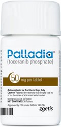 Palladia (toceranib phosphate) Tablets for Dogs, 50-mg, 1 tablet