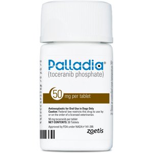 Palladia (toceranib phosphate) Tablets for Dogs, 50-mg, 1 tablet