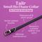 Show in main carousel: Tailr Premium BioThane Dog Collar, Black, Small: 8 to 12-in neck, 3/8-in wide slide 2 of 7