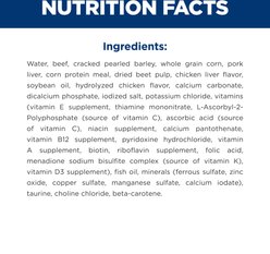 Hill's Science Diet Adult Small Breed & Mini Breed Beef & Barley Entree Minced Wet Dog Food, 5.8-oz can, 24 count slide 2 of 9