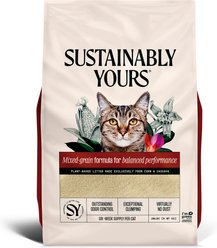 Sustainably Yours Mixed-Grain Formula Unscented Clumping Cat Litter, 20-lb bag