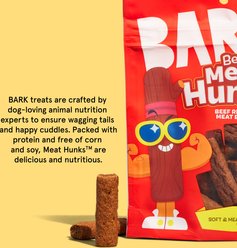 BARK Beefy Meat Hunks Beef Recipe Soft & Chewy Dog Treats, 10-oz bag slide 2 of 8