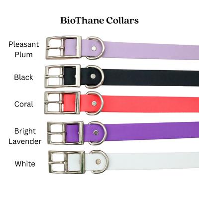 Show full view: Tailr Premium BioThane Dog Collar, White, Large: 15 to 18-in neck, 3/4-in wide slide 4 of 9