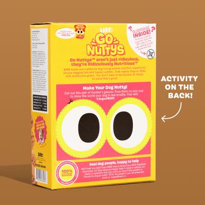 Show full view: BARK Go Nutty Honey Peanut Flavored Soft Baked Dog Treats, 10-oz box slide 5 of 10