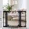 Show in main carousel: WAOWAO Auto-Close Clear Acrylic Dog Gate for Stairs & Hallways, 29-47-in, Black slide 9 of 10