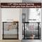 Show in main carousel: WAOWAO Ultra-Narrow Pressure Mounted Spacing Metal Pet Gate for Dog & Cat, 58-61-in, Black slide 3 of 9