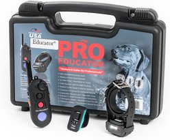 Educator By E-Collar Technologies Educator 1/2 Mile Pro Advanced Waterproof Dog Training Collar, Black, 1 collar