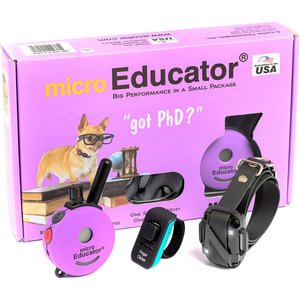 Educator By E-Collar Technologies Micro Educator 1/3 Mile Range Waterproof Dog Training Collar, 1 collar