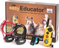 Educator By E-Collar Technologies Easy Educator 1/2 Mile Range Waterproof Dog Training Collar, 2 collars