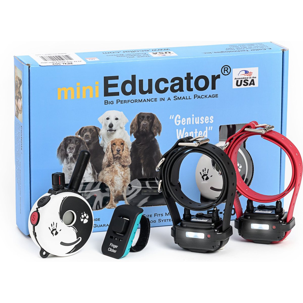 Educator By E-Collar Technologies Zen 1/2 Mile Range Remote Dog Training Collar, 2 collars
