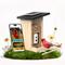 Show in main carousel: Birdfy Wooden Smart Bird Feeder with Camera Solar Powered, Ebony, 2.8L slide 1 of 10
