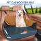 Show in main carousel: NEEZUKAR Dog Car Booster Seat, Black/Brown, 28 x 20 x 16-in slide 2 of 6