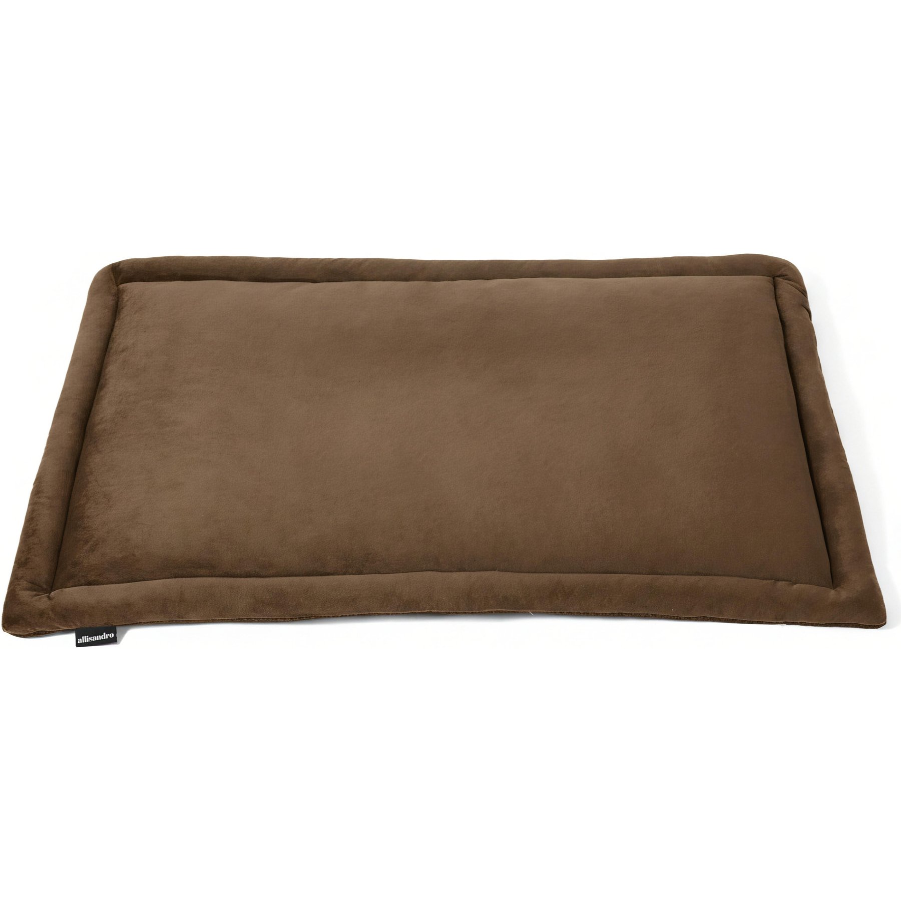Allisandro Waterproof & Non-Slip Dog & Cat Crate Mat, Brown, Large