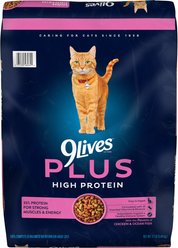 9 Lives Plus High-Protein Dry Cat Food, 12-lb bag