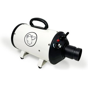 Flying Pig Grooming One High Velocity Dog Grooming Dryer, White/Black Logo