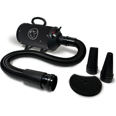 Flying Pig Grooming Flying Pig Grooming One High Velocity Dog Grooming Dryer, Black/White Logo