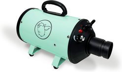 Flying Pig Grooming One High Velocity Dog Grooming Dryer, Mint/Grey Logo