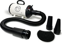 Flying Pig Grooming One High Velocity Dog Grooming Dryer, White/Black Logo
