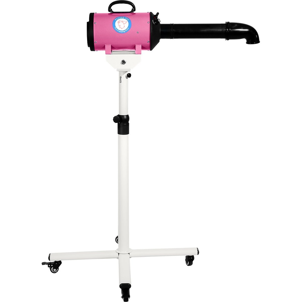 Flying Pig Grooming One Stand Dog Grooming Dryer, Pink
