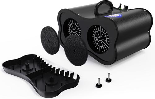 Show full view: Flying Pig Grooming Double Dog Grooming Dryer, Black slide 4 of 7