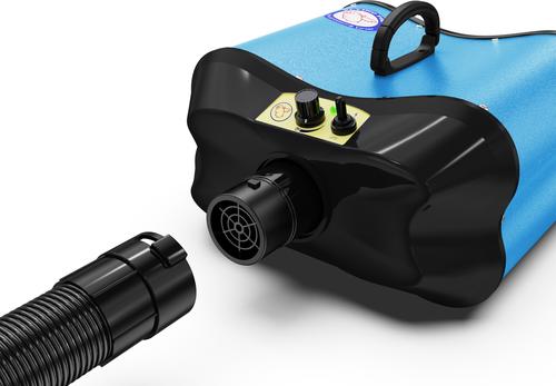 Show full view: Flying Pig Grooming Double Dog Grooming Dryer, Teal Blue slide 5 of 8